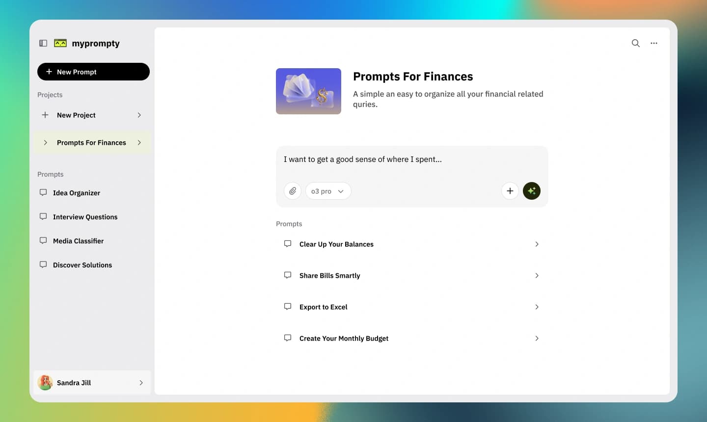 MyPrompty screenshot