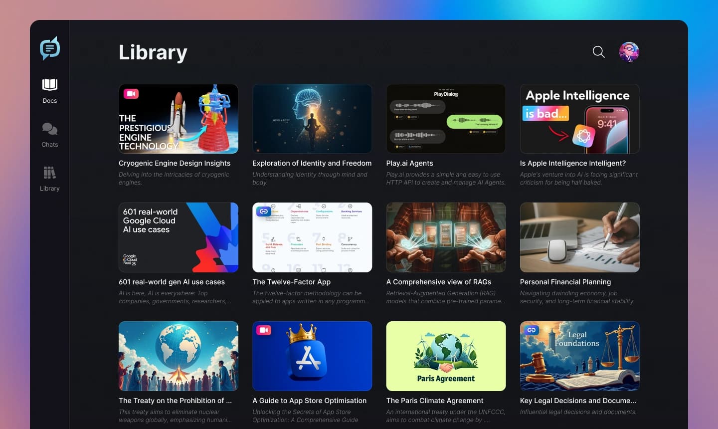 Summaraizer screenshot